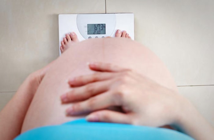 kenaikan berat badan normal selama hamil